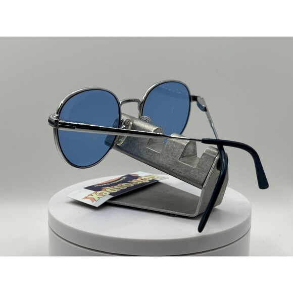 Vintage Eyeglasses NOS Large Round Blue Lens Red/Blue Frame 1990s-2000s - Picture 6 of 9